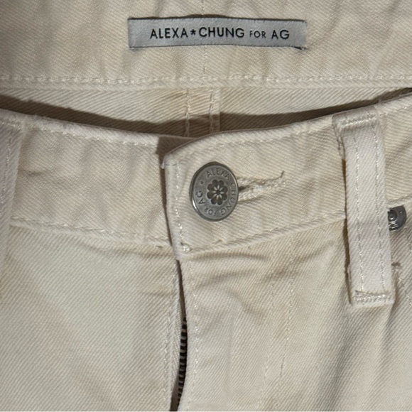 AC for AG Alexa Chung Cream High-Rise Jeans Size 26 – Rare Collab - Picture 7 of 7